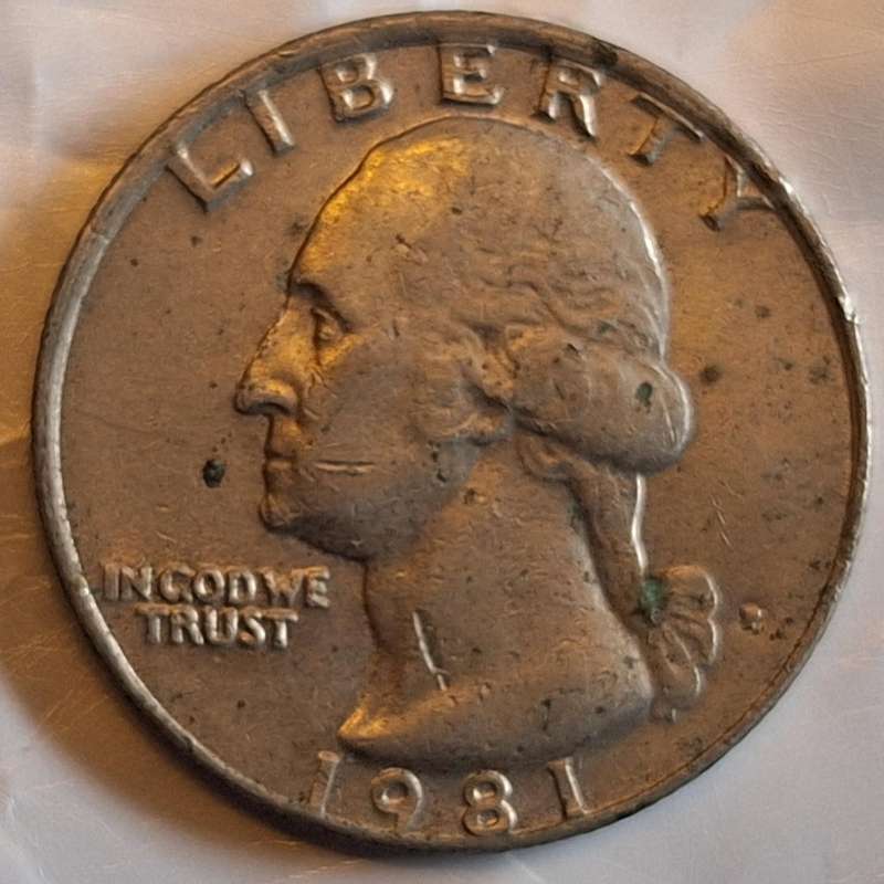 USA 1981 P ¼ Dollar "Washington Quarter" Copper-nickel