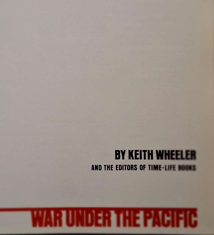 War Under the Pacific by Keith Wheeler and Editors of Time-Life Books Hardcover