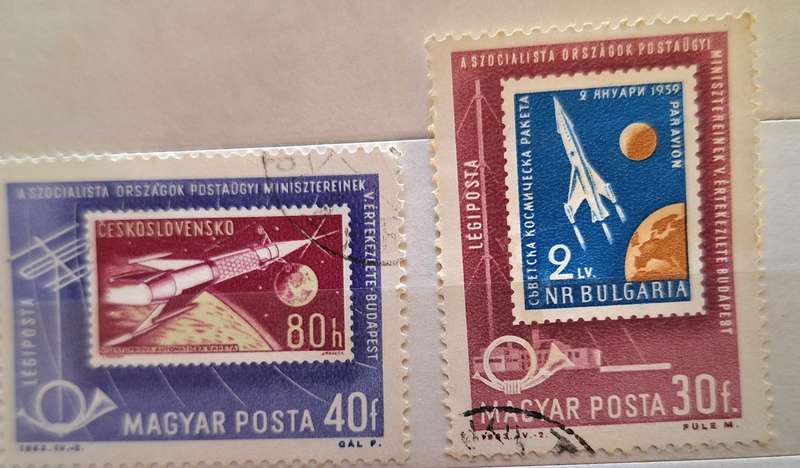 Hungary 1963 Space 2 Used Hinged stamps Theme: Stamps on Stamps