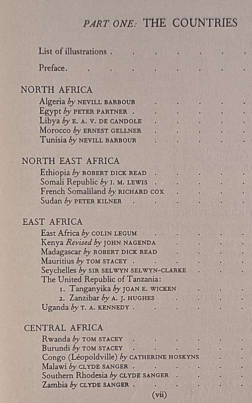 Africa: A Handbook Ed: Colin Legum Hardcover 1965 Revised and enlarged edition
