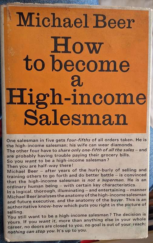 How to become a High-Income Salesman by Michael Beer Hardcover 1966