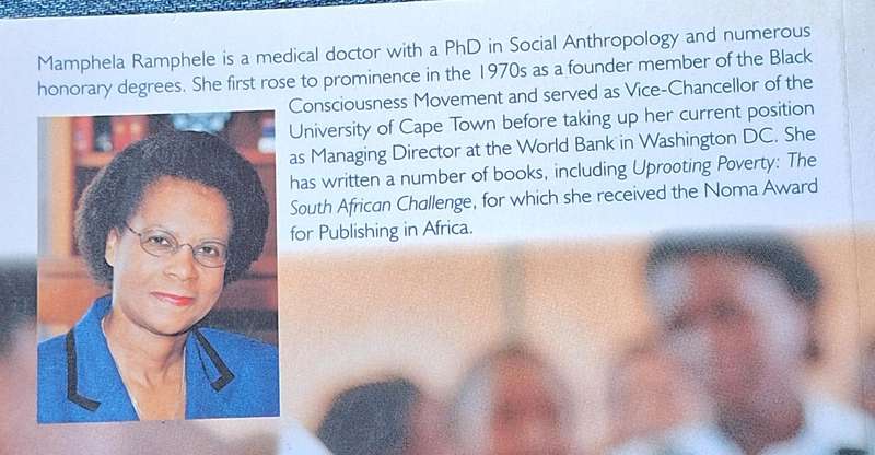 Steering by the Stars: Being Young in South Africa by Mamphela Ramphele Paperback SIGNED