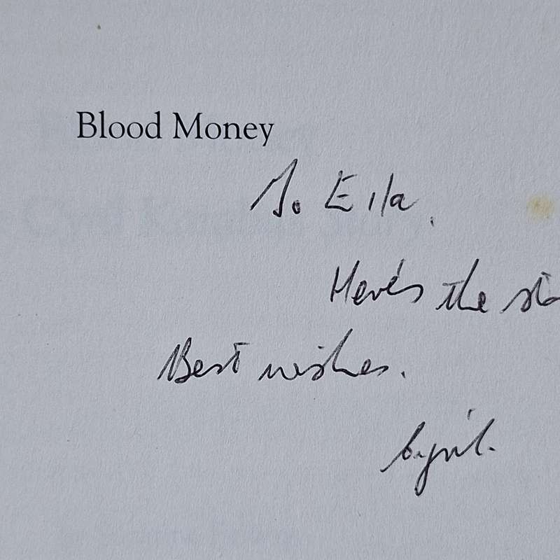 Blood Money: The Cyril Karabus Story by Suzanne Belling Paperback INSCRIBED by Cyril Karabus
