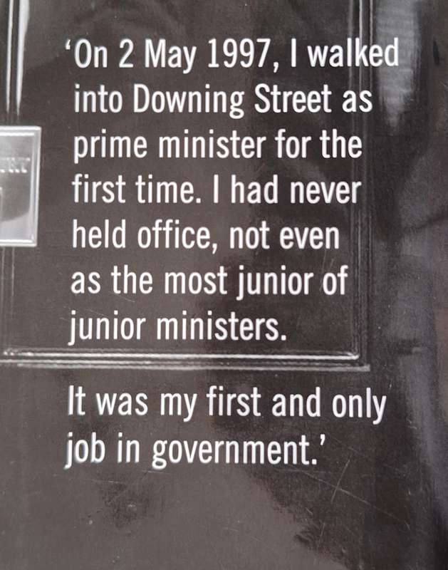 Tony Blair: A Journey Hardcover