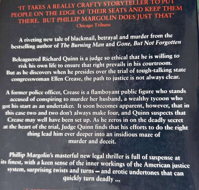 The Undertaker's Widow by Phillip M Margolin Paperback