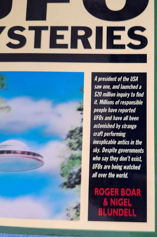 The World's Greatest UFO Mysteries by Roger Boar and Nigel Blundell Paperback
