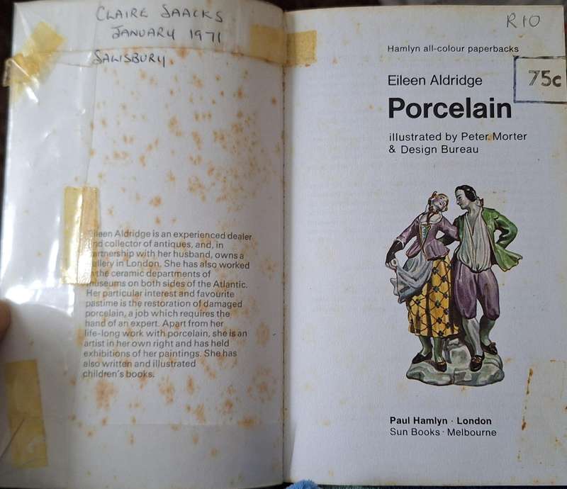 Porcelain by Eileen Aldridge Paperback 1969