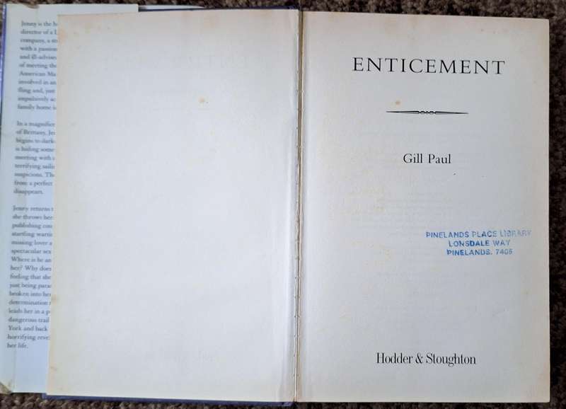 Enticement by Gill Paul Hardcover