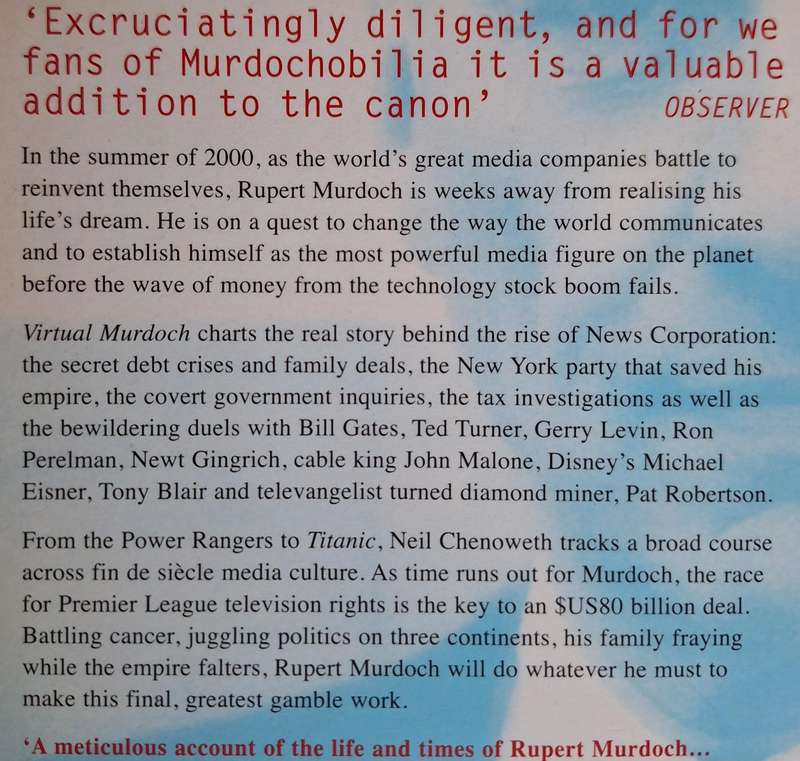 Virtual Murdoch by Neil Chenoweth Paperback