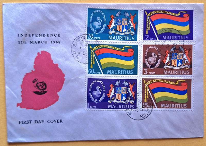 Mauritius 1968 Independence FDC