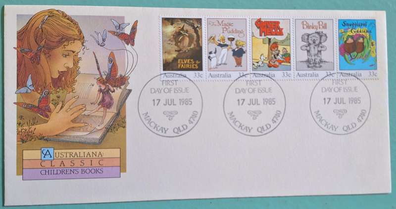 Australia 1985 Classis Children's Books FDC
