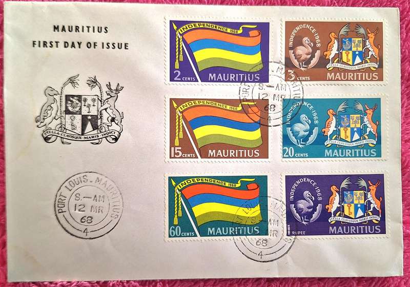 Mauritius 1968 Independence FDC Port Louis