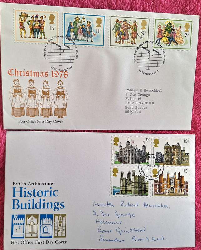 GB 1970's Mixed Lot of 2 FDC's