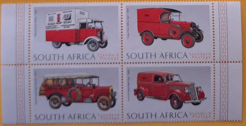 South Africa 1999 125 Years of UPU Block of 4 Mint stamps and FDC 6.94