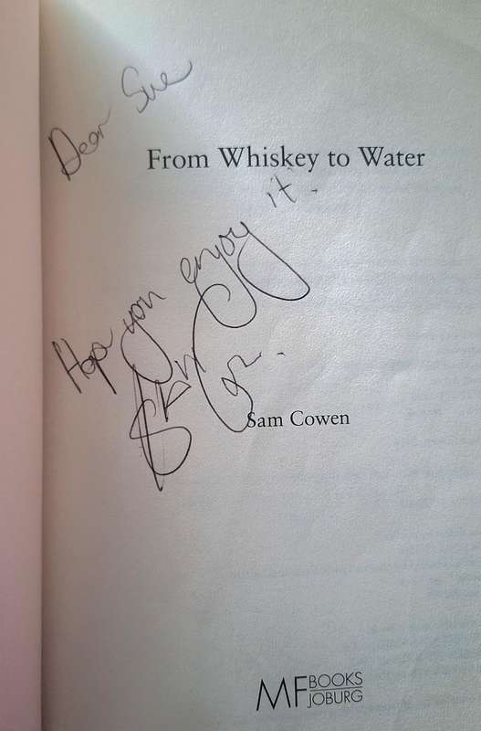 From Whiskey to Water by Sam Cowen SIGNED