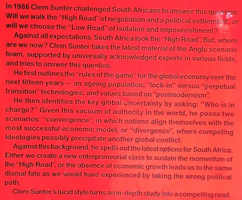 The High Road: Where are we now? by Clem Sunter Paperback