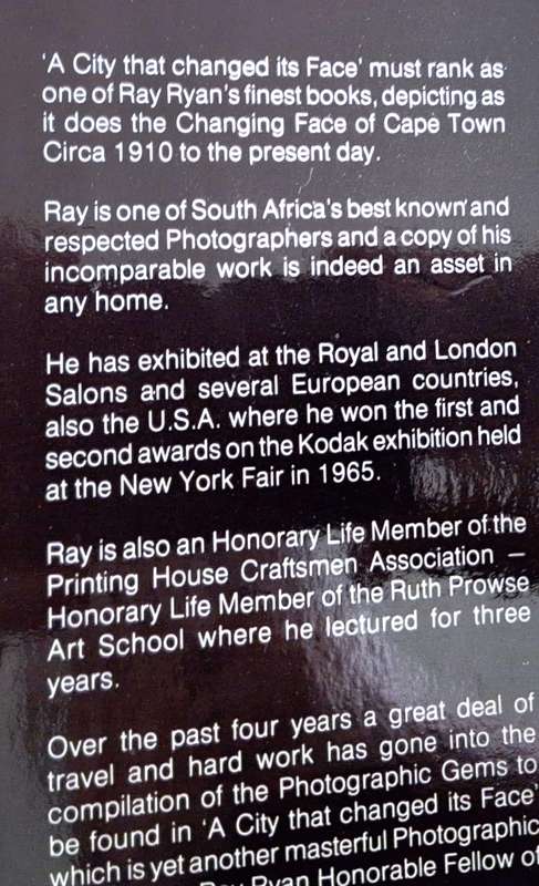 The City that Changed its Face by Ray Ryan Hardcover 1981 INSCRIBED