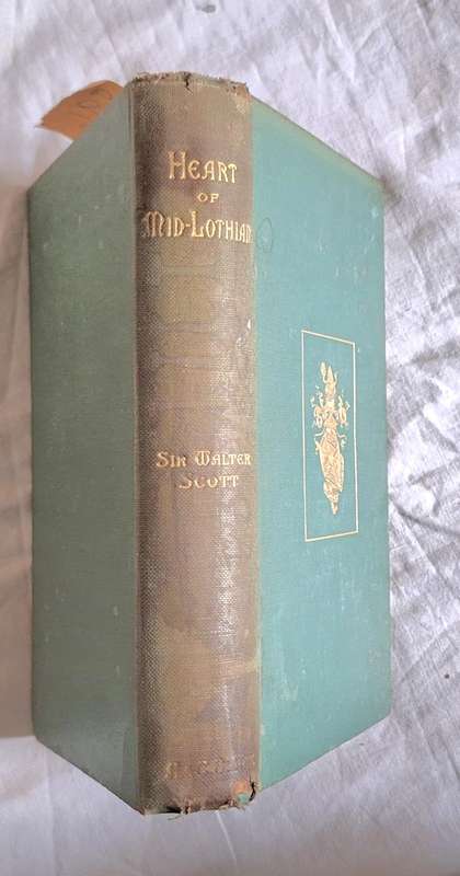 The Heart of Midlothian by Sir Walter Scott Hardcover 1898 Reissue Dryburgh Edition