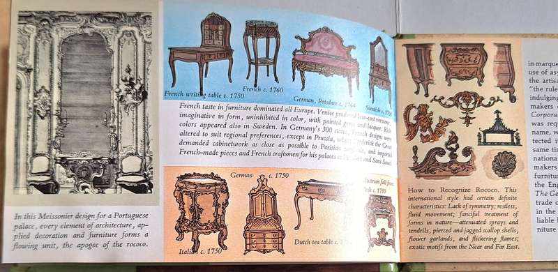 The Odyssey Library: Great Furniture Styles 1660-1830 by Donald D MacMillan Small Hardcover