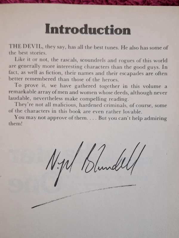 The World's Greatest Crooks and Conmen and other Mischievous Malefactors by Nigel Blundell H/Cover
