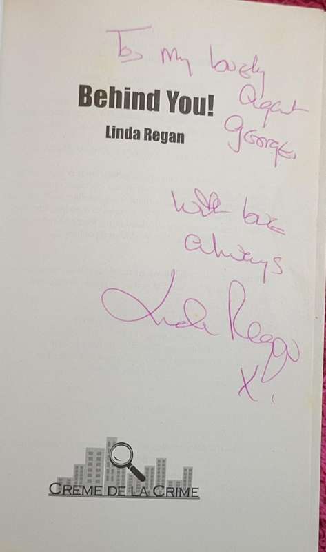 Behind You! by Linda Regan Paperback SIGNED