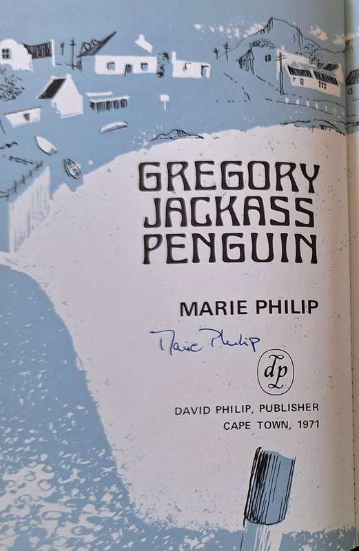 Gregory Jackass Penguin by Marie Philip Hardcover SIGNED