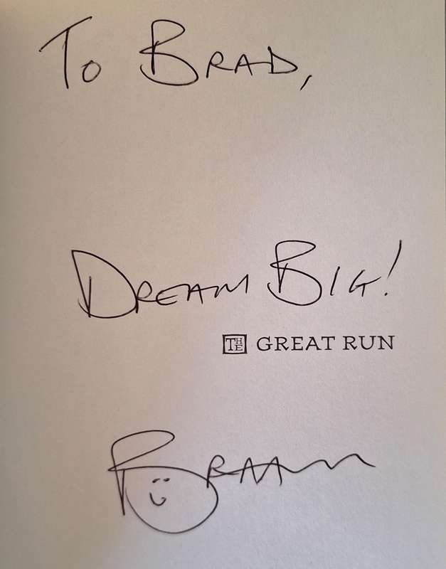 The Great Run by Braam Malherbe Paperback Inscribed and Signed by Author