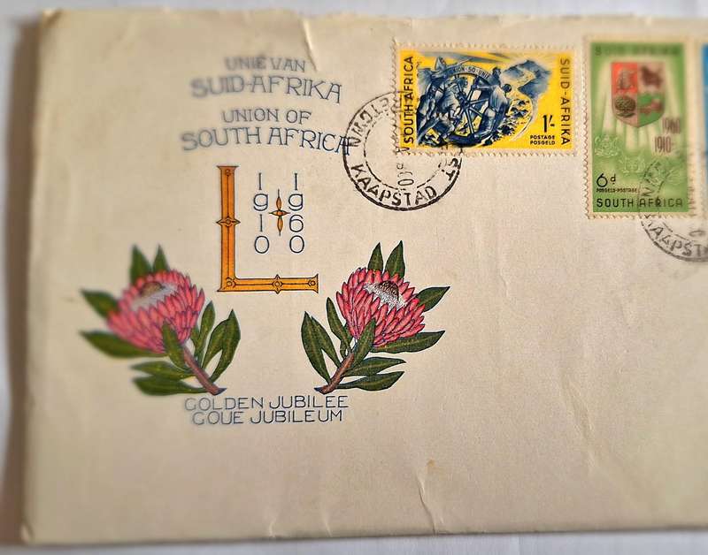 Union of South Africa 1960 Golden Jubilee FDC