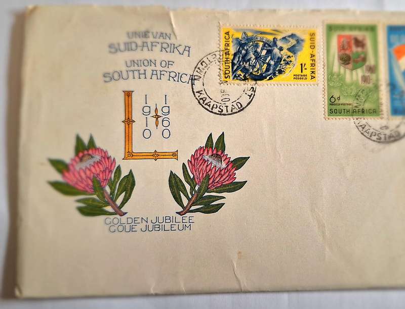 Union of South Africa 1960 Golden Jubilee FDC