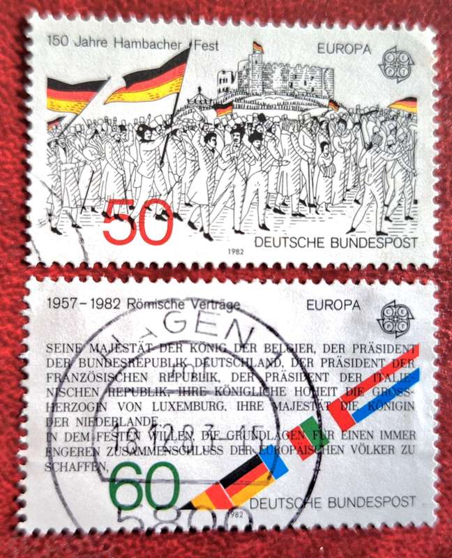 Germany 1982 Europa Set of 2 Used stamps