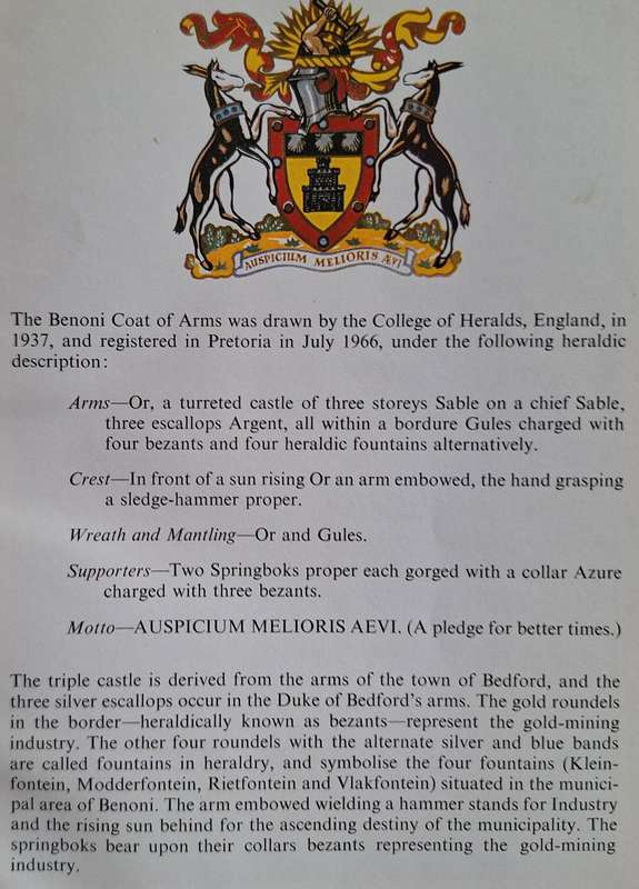 Benoni: Son of my Sorrow by Deryck Humphriss and David Thomas H/cover 1968 and Museum Opening Invite