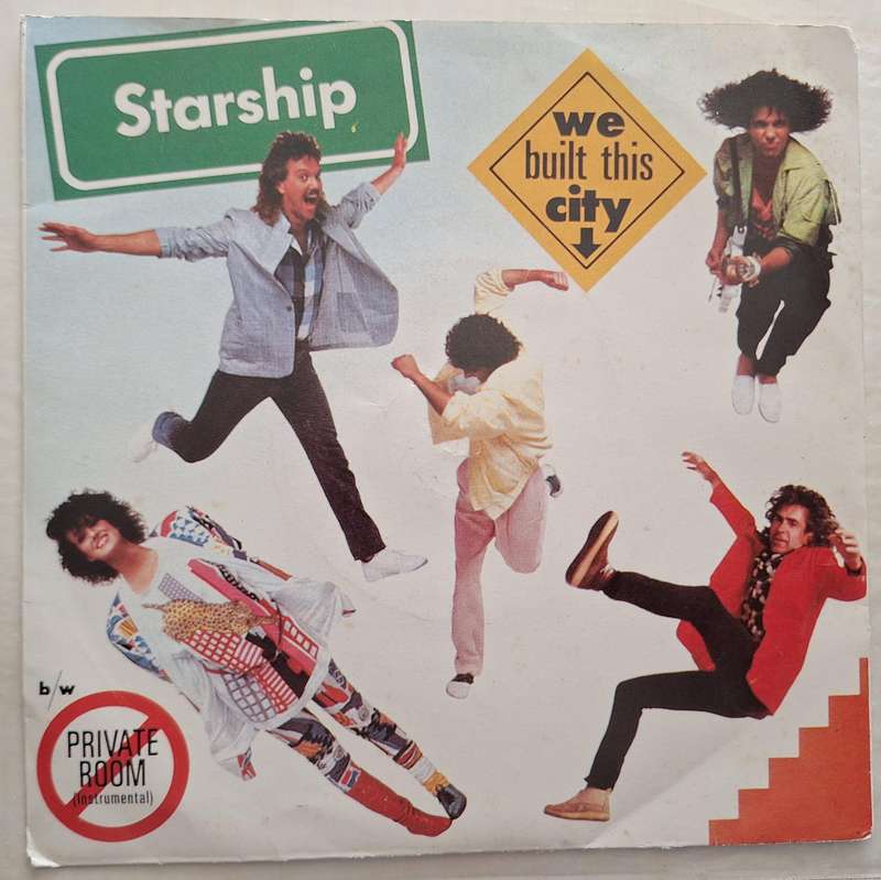 We Built this City by Starship RCA Victor PD2415 Vinyl, 7", 45 RPM, Single 1985