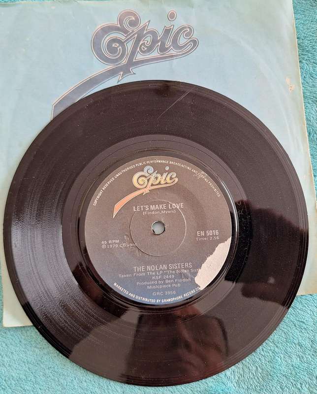 The Nolan Sisters  I'm In The Mood For Dancing 1979 Vinyl, 7", 45 RPM, Single Epic  EN 5016