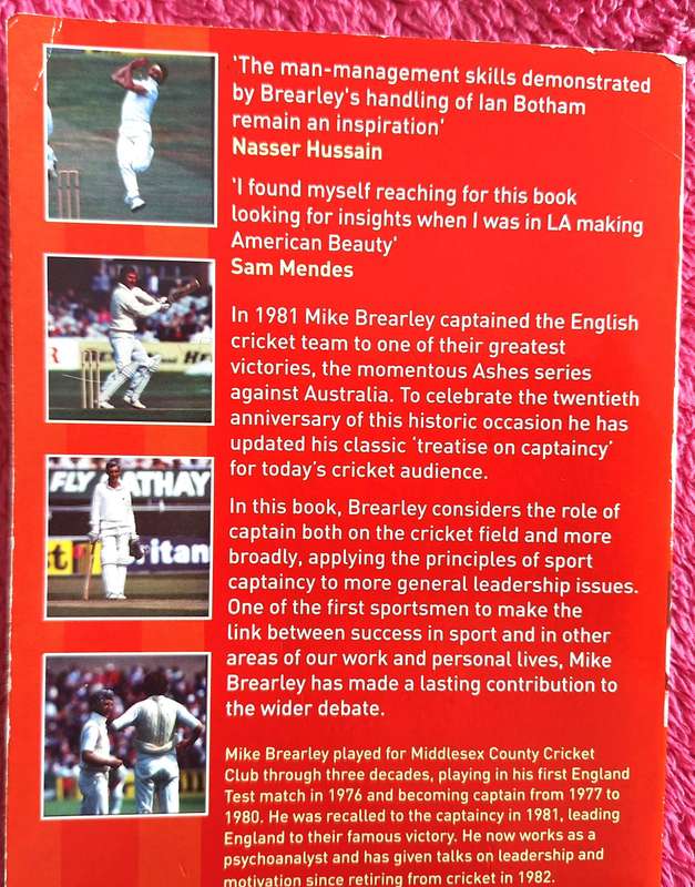 The Art of Captaincy by Mike Brearley Paperback