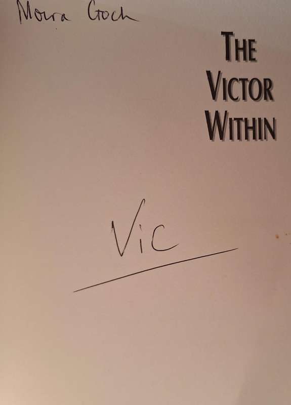 The Victor Within by Victor Vermeulen and Jonathan Ancer Paperback SIGNED