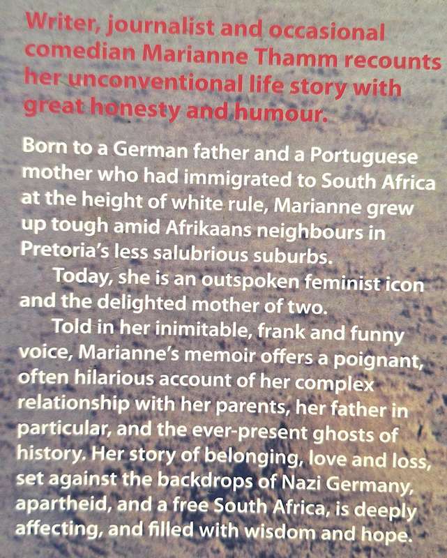 Hitler, Verwoerd, Mandela and me by Marianne Thamm Paperback INSCRIBED BY AUTHOR