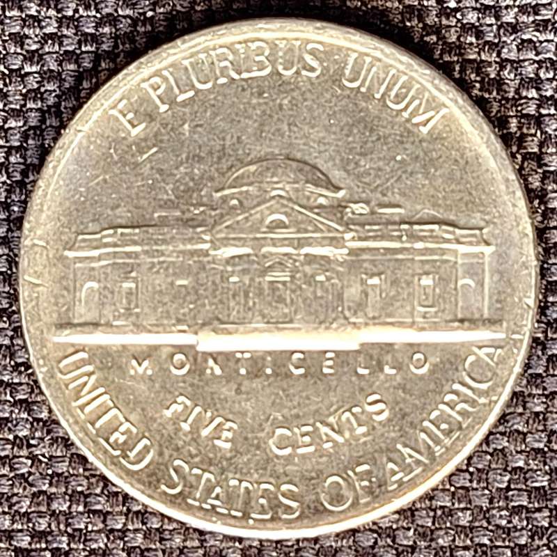 USA 1986 D 5 Cents "Jefferson Nickel" Copper-nickel