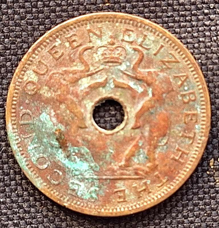 Rhodesia and Nyasaland 1963 Elizabeth II One Penny Bronze