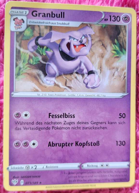 Pokemon 2020 Granbull 079/189 German