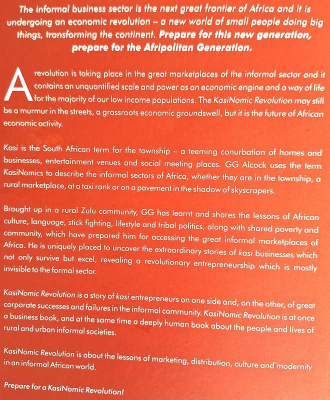 Kasinomic Revolution by GG Alcock Paperback AUTHOR INSCRIPTION