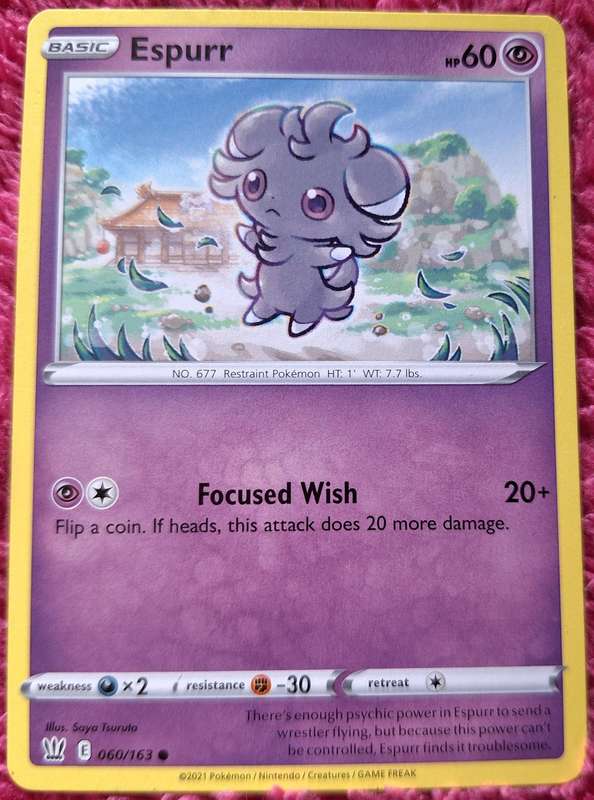 Pokemon 2021 Battle Styles 060/163 Espurr