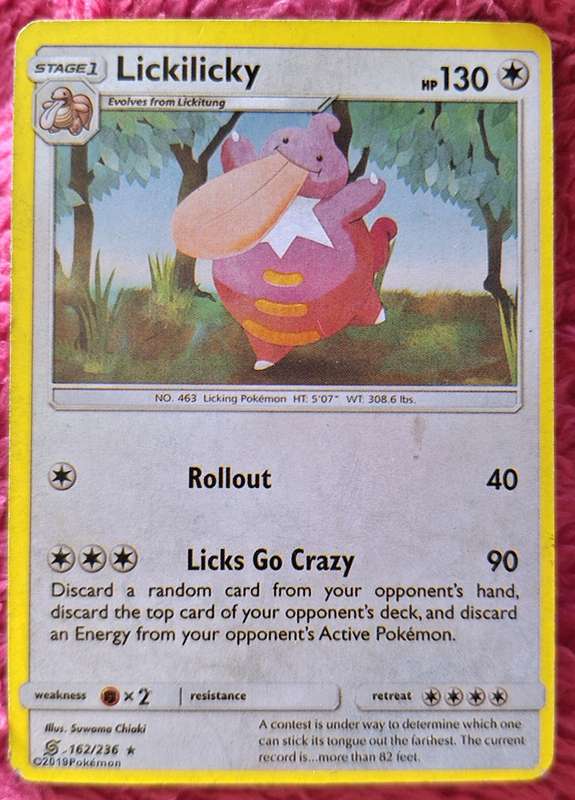 Pokemon 2019 SM Unified Minds 162/236 Lickilicky
