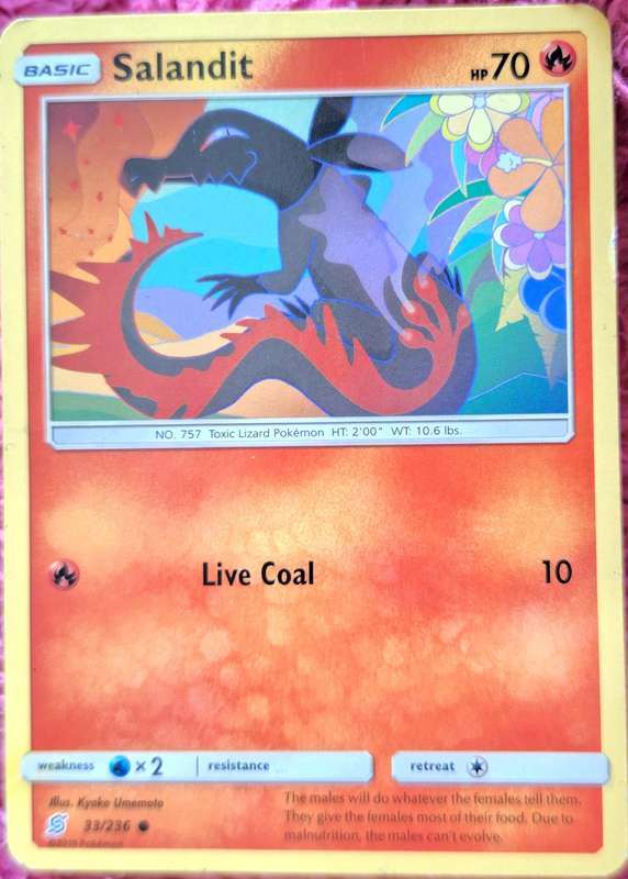 Pokemon 2019 SM Unified Minds 033/236 Salandit