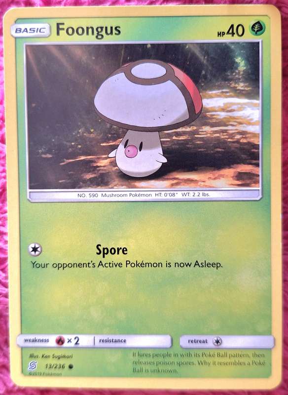 Pokemon 2019 SM Unified Minds 013/236 Foongus