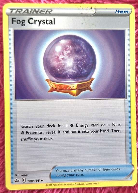 Pokemon 2021 Chilling Reign 140/198 Fog Crystal