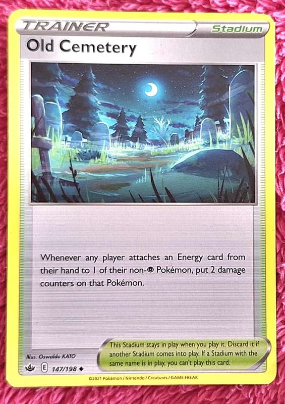 Pokemon 2021 Chilling Reign 147/198 Old Cemetery