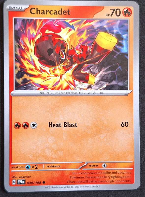 Pokemon 2021 Scarlet & Violet (Base Set) 040/198 Charcadet