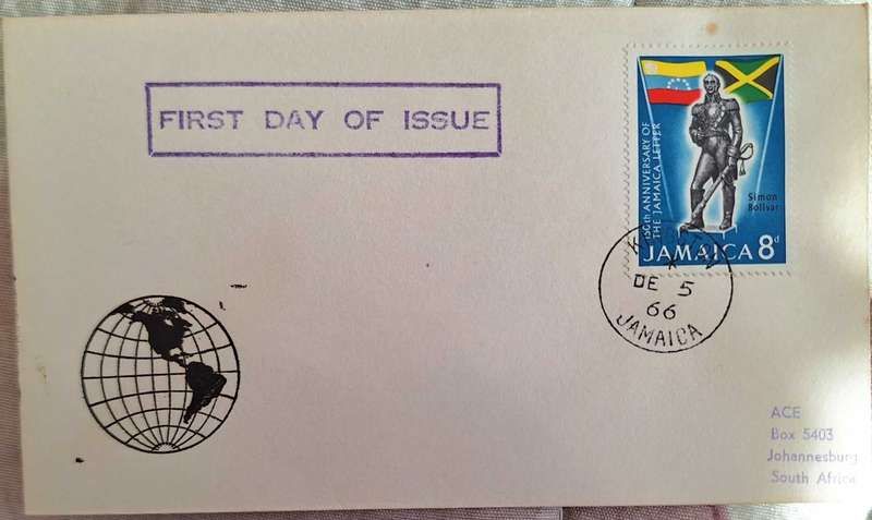 Jamaica 1966 150th Anniversary Jamaica Letter ACE Philatelic Cover