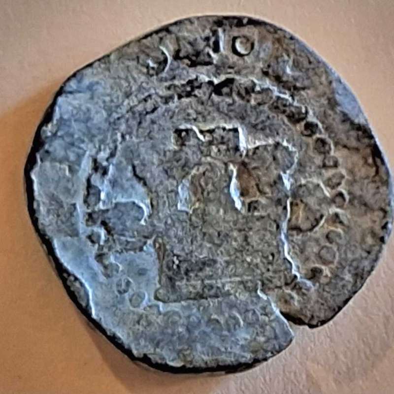 Spanish Cob 2 Cuartos Philip II 1556-1598 Burgos Mint