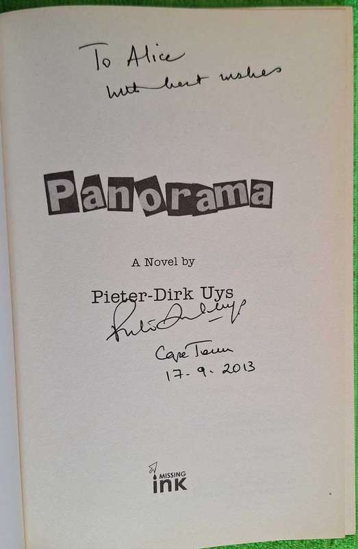Panorama by Pieter-Dirk Uys Paperback SIGNED